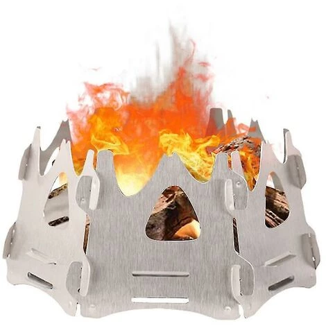 BDD Mini Réchaud De Camping Réglable, Réchaud De Randonnée Pliant Portable Pour La Cuisine En Plein Air Pique-nique Réchaud à Bois Pliable 3 BDD Mini Réchaud De Camping Réglable, Réchaud De Randonnée Pliant Portable Pour La Cuisine En Plein Air Pique-nique Réchaud à Bois Pliable