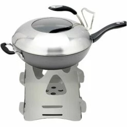 BDD Réchaud à Bois Réchaud De Camping Barbecue Grill Réchaud Portable En Acier Inoxydable (1 Pièces, Argent) -France Barbecue Soldes Boutique 65377513 3