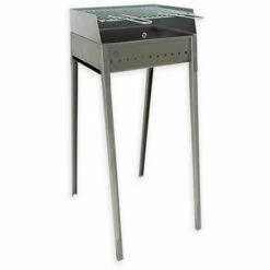 LISA Barbecue Portatif Cuisson Au Charbon De Bois En Fer Avec Grille 40×30 Vesuvio -France Barbecue Soldes Boutique 66374562 3