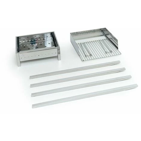 LISA Barbecue Portatif Cuisson Charbon De Bois Avec Grille 40×30 Stromboli 7 LISA Barbecue Portatif Cuisson Charbon De Bois Avec Grille 40×30 Stromboli – Image 5