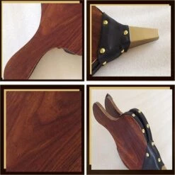 Soufflets De CheminéE Soufflet CheminéE Barbecue Soufflerie D'air En Bois Soufflets Suspendus Utilisé Pour Faire Un Feu Pour CheminéE Et Barbecue Au Charbon De Bois De Camping En Plein Air Brun Foncé 43x19cm -Adélala -France Barbecue Soldes Boutique 66385582 4