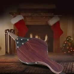 Soufflets De CheminéE Soufflet CheminéE Barbecue Soufflerie D'air En Bois Soufflets Suspendus Utilisé Pour Faire Un Feu Pour CheminéE Et Barbecue Au Charbon De Bois De Camping En Plein Air Brun Foncé 43x19cm -Adélala -France Barbecue Soldes Boutique 66385582 5