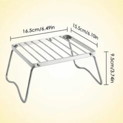 AOUGO Camping En Plein Air Portable Pliant Brûleur Poêle Stand Support Support Barbecue 9 AOUGO Camping En Plein Air Portable Pliant Brûleur Poêle Stand Support Support Barbecue -France Barbecue Soldes Boutique 66974657 3