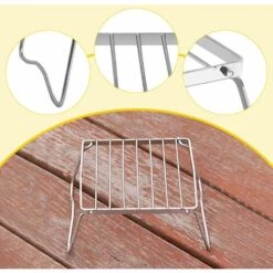 AOUGO Camping En Plein Air Portable Pliant Brûleur Poêle Stand Support Support Barbecue 10 AOUGO Camping En Plein Air Portable Pliant Brûleur Poêle Stand Support Support Barbecue -France Barbecue Soldes Boutique 66974657 4