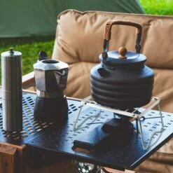 AOUGO Camping En Plein Air Portable Pliant Brûleur Poêle Stand Support Support Barbecue 11 AOUGO Camping En Plein Air Portable Pliant Brûleur Poêle Stand Support Support Barbecue -France Barbecue Soldes Boutique 66974657 5