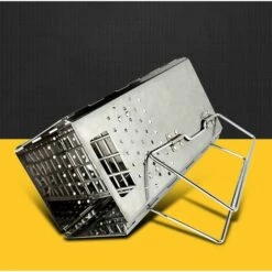 LIFCAUSAL Mini Poêles à Bois Extérieurs Camping Appareil De Cuisson Pique-nique Voyage En Acier Inoxydable Poêles à Bois Barbecue Gril Pliant 9 LIFCAUSAL Mini Poêles à Bois Extérieurs Camping Appareil De Cuisson Pique-nique Voyage En Acier Inoxydable Poêles à Bois Barbecue Gril Pliant -France Barbecue Soldes Boutique 67643079 3