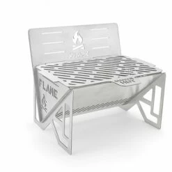 LIFCAUSAL Camping En Plein Air Poêles Amovibles Four En Acier Inoxydable Portable Pique-nique Multifonctionnel BBQ Accessoire De Cuisson Four à Bois Poêle à Bois En Acier Inoxydable