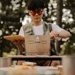 LIFCAUSAL Camping En Plein Air Poêles Amovibles Four En Acier Inoxydable Portable Pique-nique Multifonctionnel BBQ Accessoire De Cuisson Four à Bois Poêle à Bois En Acier Inoxydable 9 LIFCAUSAL Camping En Plein Air Poêles Amovibles Four En Acier Inoxydable Portable Pique-nique Multifonctionnel BBQ Accessoire De Cuisson Four à Bois Poêle à Bois En Acier Inoxydable -France Barbecue Soldes Boutique 67643206 3