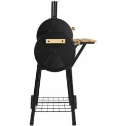 TECTAKE Barbecue, Grill, Fumoir, Smoker Américain XXL Avec Thermomètre De Température - Charbon De Bois - Noir -France Barbecue Soldes Boutique 7513844 4
