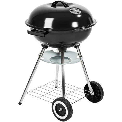 TECTAKE Barbecue Boule Ø 41,5 Cm Acier Galvanisé Grill Fumoir Avec Régulateur De Ventilation Température - Charbon De Bois - Noir 3 TECTAKE Barbecue Boule Ø 41,5 Cm Acier Galvanisé Grill Fumoir Avec Régulateur De Ventilation Température - Charbon De Bois - Noir