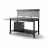 Table Roulante Crédence Ouverte Forge Adour - Noir Et Gris - Gris / Noir 2 Table Roulante Crédence Ouverte Forge Adour - Noir Et Gris - Gris / Noir -France Barbecue Soldes Boutique 7859407 1
