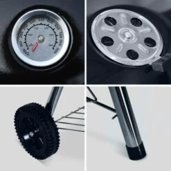 ALICE'S GARDEN Barbecue Charbon De Bois Georges + Cheminée D'allumage - Noir -France Barbecue Soldes Boutique 8031829 4