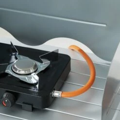 TECTAKE Cuisine D'Extèrieur, Cuisine De Camping, Meuble De Camping De Rangement 76 Cm X 53,5 Cm X 107 Cm - Gris 11 TECTAKE Cuisine D'Extèrieur, Cuisine De Camping, Meuble De Camping De Rangement 76 Cm X 53,5 Cm X 107 Cm - Gris -France Barbecue Soldes Boutique 8447410 5