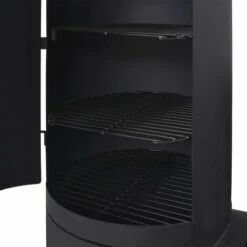 VidaXL Barbecue Au Charbon De Bois Avec Etagère Inférieure Noir XXL - Noir -France Barbecue Soldes Boutique 8846778 4