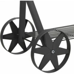 VidaXL Barbecue Au Charbon De Bois Avec Etagère Inférieure Noir XXL - Noir -France Barbecue Soldes Boutique 8846778 5