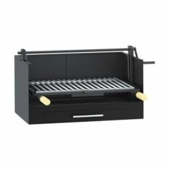 FM Barbecue à Poser Ou à Encastrer En Acier Au Carbone 72x40x38cm