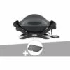 Barbecue électrique Weber Q 1400 + Plancha - Noir -France Barbecue Soldes Boutique 9833387 1